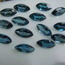 15Pc Top Super Top Quality London Blue Top Cut Stone Marquise Size 5x10 MM Whole