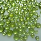 129pc-top quality peridot cabochon mix lot inside little natural  inclusion