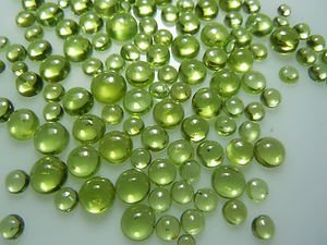 129pc-top quality peridot cabochon mix lot inside little natural  inclusion
