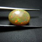 4.5CT-Ethiopian welo opal cabochon amazing red fire 8x10mm AAA high quality