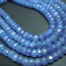 14 inches- top grade blue tanzanite faceted rondelle beads size-5mm approx