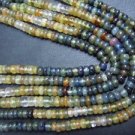 14 inches-top grade rare multi sapphire smooth beads roundel size 3to4mm approx