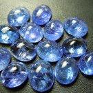 14pc Top Quality Blue Tanzanite Cabochon Little Natural Inclusion Size 10x12MM