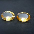10pc-pair -top grade citrine quartz cut stone oval shape size 10x14mm stunning