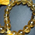 8 inches -top grade citrine quartz faceted round beads huge size-10x10mm approx