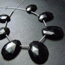 7pc-Black Spinal Faceted Briolette Slice AAA Quality Wholesale Price