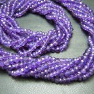 20strand 14inches top grade purple maethyst cut rondelle beads size 3mm4mm