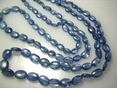 16'' So Gorgeous Amazing AAA Quality (From Nepal ) Deep Blue Kyanite Smooth Oval