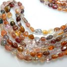 Multi Sapphire Smooth Nuggets Beads AAA Quality Size - 4.5x9 - 7.5x9 MM Sold-14
