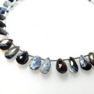 Pietersite Gemstone Beads Faceted Briolette Pear Size - 6x8MM Sold 8'' Strands