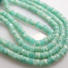 Amazonite Beads Smooth Wheel Shape Size - 5MM- AAA Quality - Sold 14'' /Strands