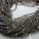 10 Strands Labradorite Full Flash Blue Fire Beads Smooth Round Ball Size 4MM