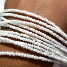 14'' AAA Quality Natural Silverite Gemstone Faceted Rondelle Beads Size - 3MM