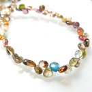 8'' Amazing High Quality Natural Mix Color Multi Stone Smooth Briolette Heart