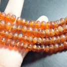 8'' AAA Hessonite Garnet Faceted Rondelle Beads Size - 8MM Approx Wholesale Pric
