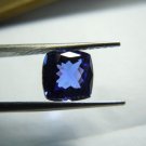 Deep Blue Tanzanite Cut Stone !00% Genuine 2.6Ct 8x8MM Cushion Wholesale Price