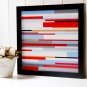 Wood Sculpture wall art, nautical decor, 12" x 38