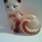 Cute White & Orange Ceramic Cat