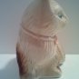 Cute White & Orange Ceramic Cat