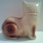 Cute White & Orange Ceramic Cat