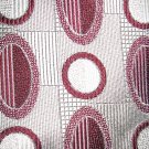 Surrey burgundy on silver gray polyester dress necktie