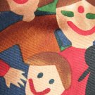 Save the Children 100% silk necktie multi racial faces