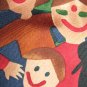 Save the Children 100% silk necktie multi racial faces