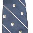 Van Heusen navy blue stripe and shield man's tie