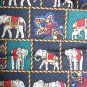 Van Heusen silk necktie Republican elephants pattern