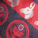 Kipper Burkhardt's necktie Democrat donkey pattern