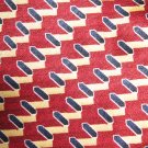NEO Bill Blass 100% silk geometric pattern necktie