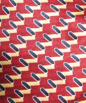 NEO Bill Blass 100% silk geometric pattern necktie