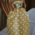 Lorie's Vintage Handmade Barbie Yellow Poka Dot Dress