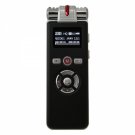 88013181 4GB Rectangle Digital Voice Recorder T-80 Black