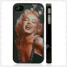 3D Marilyn Monroe Plastic Back Hard Case Cover For Apple iPhone 4 4G 4S