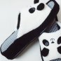 Cute Panda White/Black Animal Plush Cotton Indoor Toe Slippers Shoes Soft Adorable