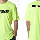 Mens LARGE - Phi Delta 'DO WORK' - Safety Green