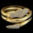 Gold Snake Bangle