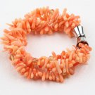 Orange Coral Bracelet
