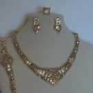 Pierced Gold African Jewelry 4 Set