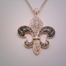 Empress Gold/Black Pendant Necklace
