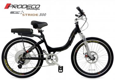 | Free Shipping | Prodeco Technologies 2013 Folding Black Stride 500 Electric Bicycle eBike
