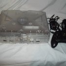 Original Microsoft XBOX Crystal Edition LOT System Complete