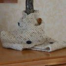Button snood cream