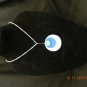 Circle leather necklace