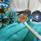 Leather Flower headband