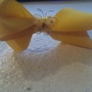 simple yellow butterfly bow