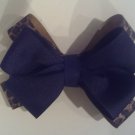 Black and cheetah print bow!
