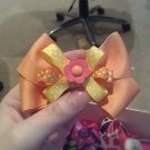 Orange Flower bow