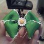 Sunflower green bow